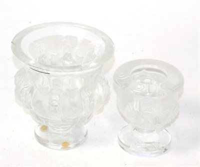 Lot 326 - Two modern Lalique vases