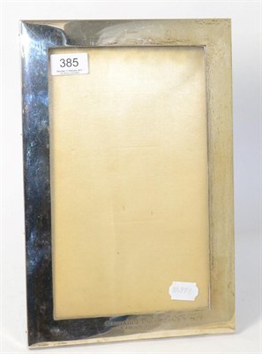 Lot 385 - A silver photograph frame inscribed ";Captains prize 1938"