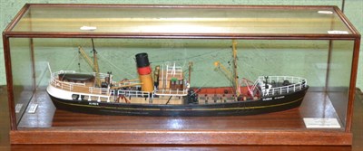 Lot 449 - A scale model of the trawler St Elstan, H. 484, cased