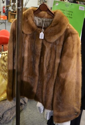 Lot 1062 - Light brown mink jacket