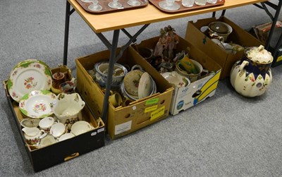 Lot 1110 - A quantity of 19th and 20th century ceramics including paragon part dinner service, Shelley...