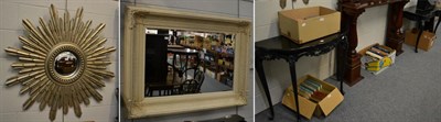 Lot 1177 - Two side tables and two mirrors