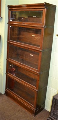 Lot 1272 - A Globe Wernicke five tier bookcase