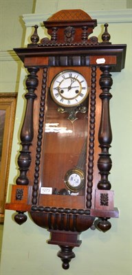 Lot 1273 - A Vienna type striking wallclock