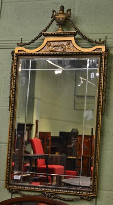 Lot 1283 - Two Georgian style children's chairs and a gilt wall mirror