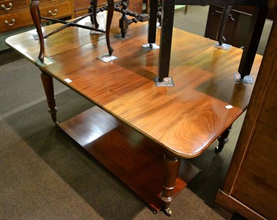 Lot 1293 - A 19th century table including two leaves