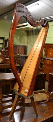 Lot 1315 - Thirty two string harp (with receipt)