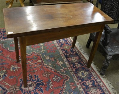 Lot 1317 - A George III fold over tea table