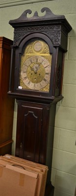 Lot 1403 - A mahogany eight day Scottish longcase clock, signed Robert Coats Hamilton