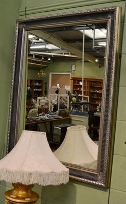 Lot 1406 - A silver framed mirror