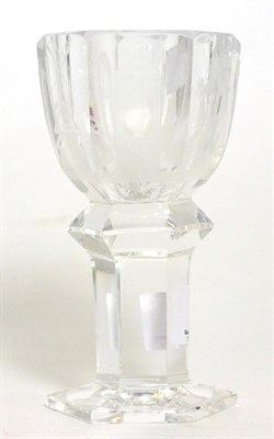 Lot 111 - A Masonic glass