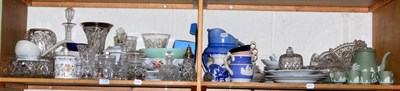 Lot 139 - A large quantity of assorted ceramics and glass to include a silver mounted vase, Wedgwood...