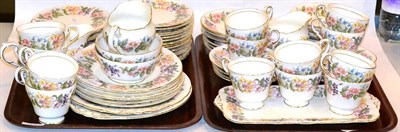 Lot 151 - A Paragon Country Lane tea service (two trays)