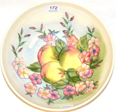 Lot 172 - Moorcroft "Apple Blossom" limited edition (43/500) bowl&nbsp