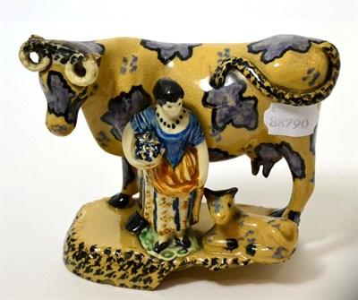 Lot 340 - A Yorkshire Prattware model, circa 1800 (a.f.)