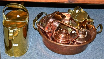 Lot 1036 - Pans/ brass ware