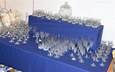 Lot 1040 - A large suite of Spiegelau glass including champagne, wines, tumblers, punch bowl etc...