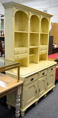 Lot 1088 - A late 19th century painted dresser