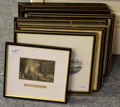 Lot 1141 - A set of prints of English views including Northern England after William Daniell and others (14)