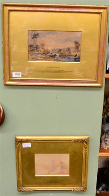 Lot 1168 - Attributed to David Cox Jnr, (1808-1885) 'The Great Skyrrid, Monmouthshire', bears signature,...