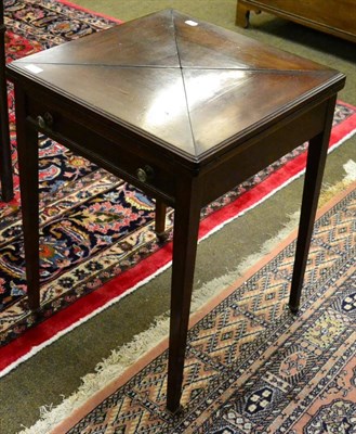 Lot 1267 - An envelope card table