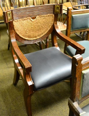 Lot 1297 - An Empire chair