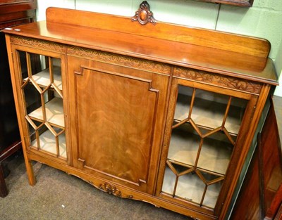 Lot 1348 - A glazed mahogany display case