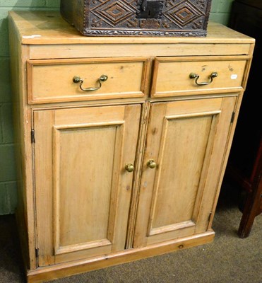 Lot 1349 - A pine cabinet