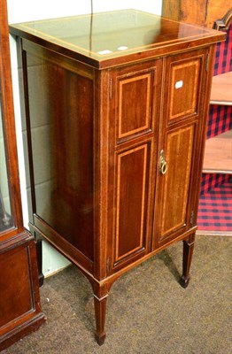 Lot 1354 - An Edwardian music cabinet