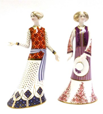 Lot 74 - Two Royal Crown Derby Imari paperweights for the Classic Collection, Persephone and Athena