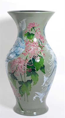 Lot 96 - A modern Moorcroft Prestige Isola Bella pattern large vase, designed by Emma Bossons, limited...