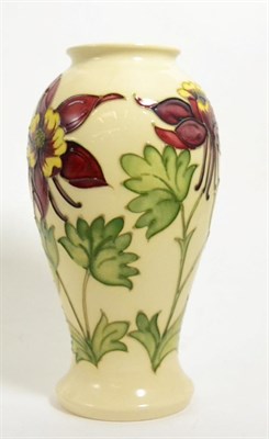 Lot 103 - A Walter Moorcroft Columbine pattern vase, 26cm