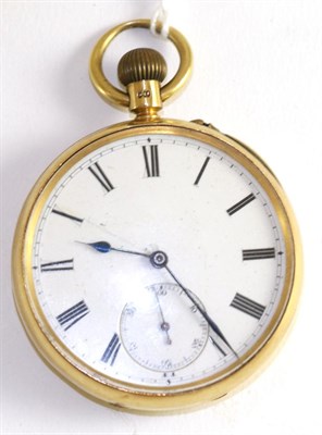 Lot 131 - An 18ct gold pocket watch