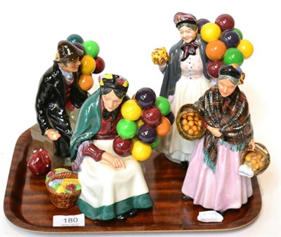 Lot 180 - Four Royal Doulton figures