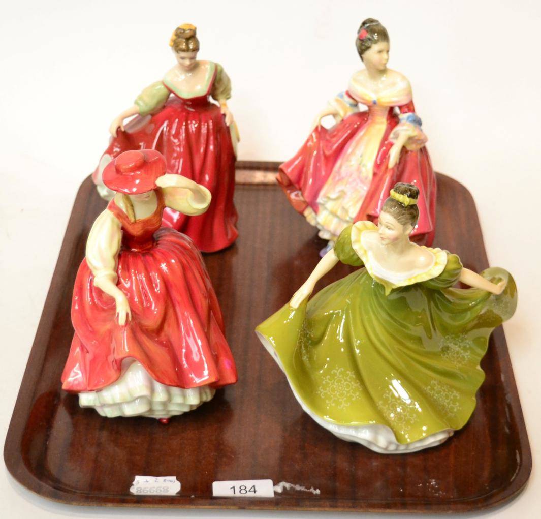 Lot 184 - Four Royal Doulton figures