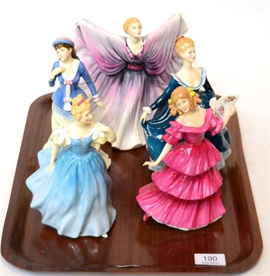 Lot 190 - Five Royal Doulton figures