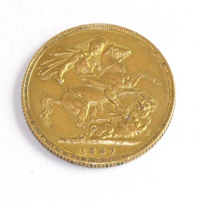 Lot 257 - A Victorian 1887 sovereign