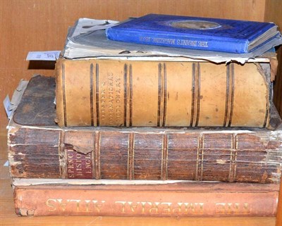 Lot 287 - Five volumes including Spencer's History of England and Webster's International dictionary