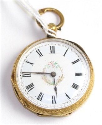 Lot 352 - An 18ct gold cased pocket watch