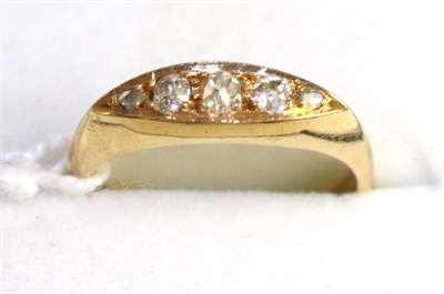 Lot 382 - An 18ct gold diamond ring, 0.35 carat approximately, finger size P1/2