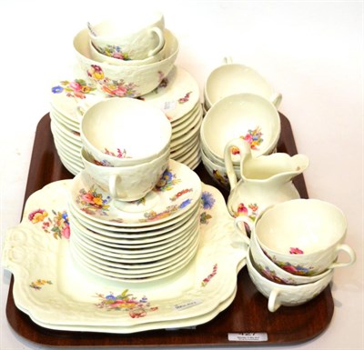 Lot 427 - Coalport tea service, twelve place setting