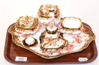 Lot 460 - A tray of Royal Crown Derby Imari wares