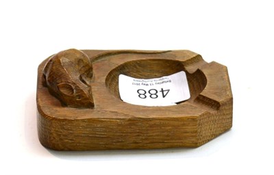 Lot 488 - A Robert ";Mouseman"; Thompson oak ashtray