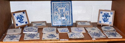 Lot 512 - Collection of 18th and 19th century French and Dutch Delft tiles