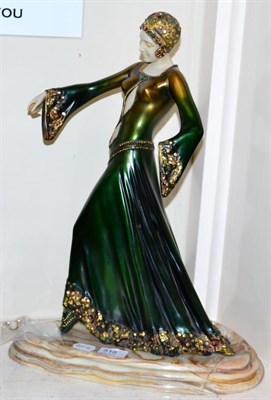 Lot 518 - A Preiss style Art Deco figure