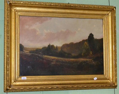 Lot 1012 - Tom J Yarwood (English School), rural landscape, oil on canvas, signed, in a gilt frame