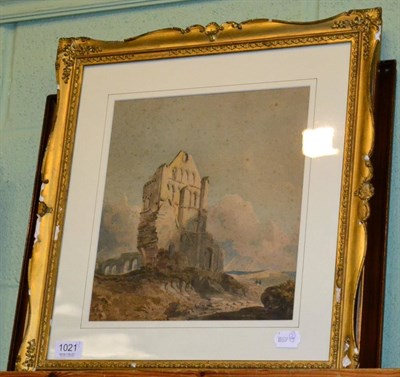 Lot 1021 - James Duffield Harding, Bern Castel on Moselle, initialled pencil watercolour and gouache...