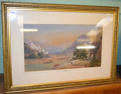 Lot 1033 - Attributed to Thomas Miles Richardson, Saltzburg watercolour