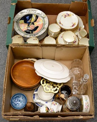 Lot 1083 - Seven Royal Doulton series ware plates, 'The Parson', 'The Major', 'The Squire', 'The...