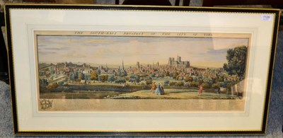 Lot 1126 - Buck (Samuel & Nathaniel)  The South-East Prospect of the City of York, 1745, coloured engraved...